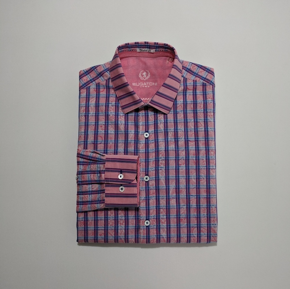Bugatchi Uomo Men's Long Sleeve Shirt Medium